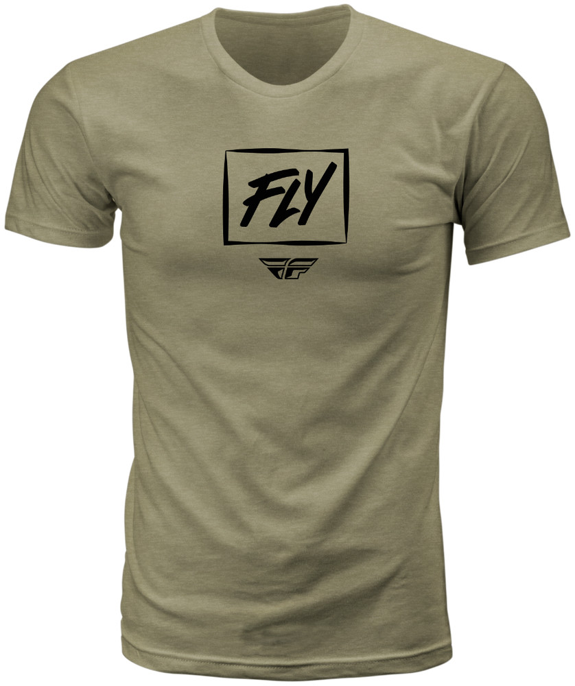 FLY ZOOM TEE LIGHT OLIVE LG
