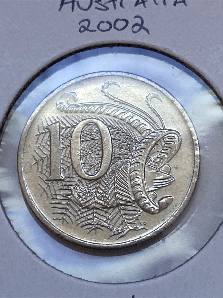 2002 Australia 10 Cent Coin B14