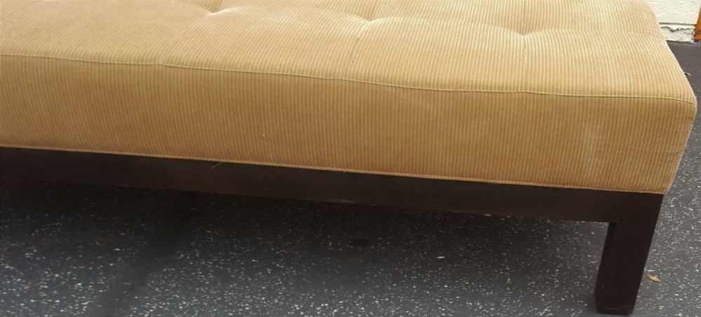 Wonderful Large Size Upholstered Bench Solid Wood Frame - VGC - GREAT BENCH