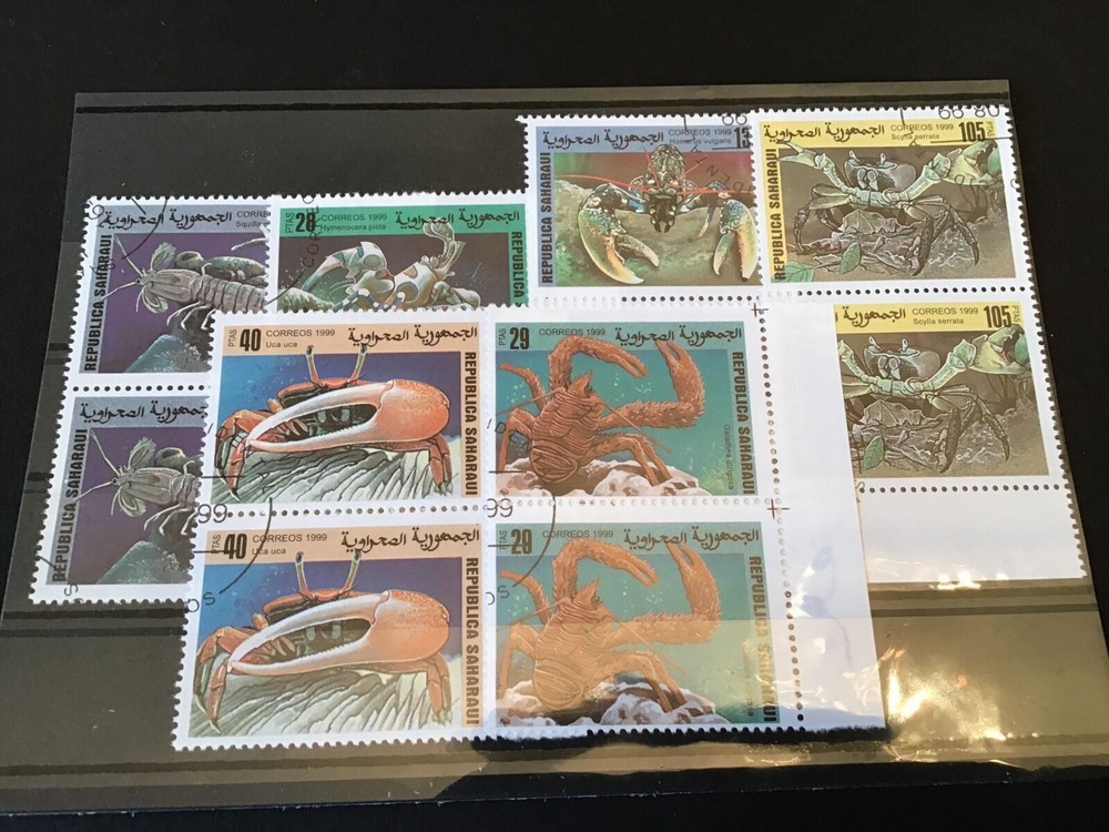 Stamps With Crabs   Ref 49395
