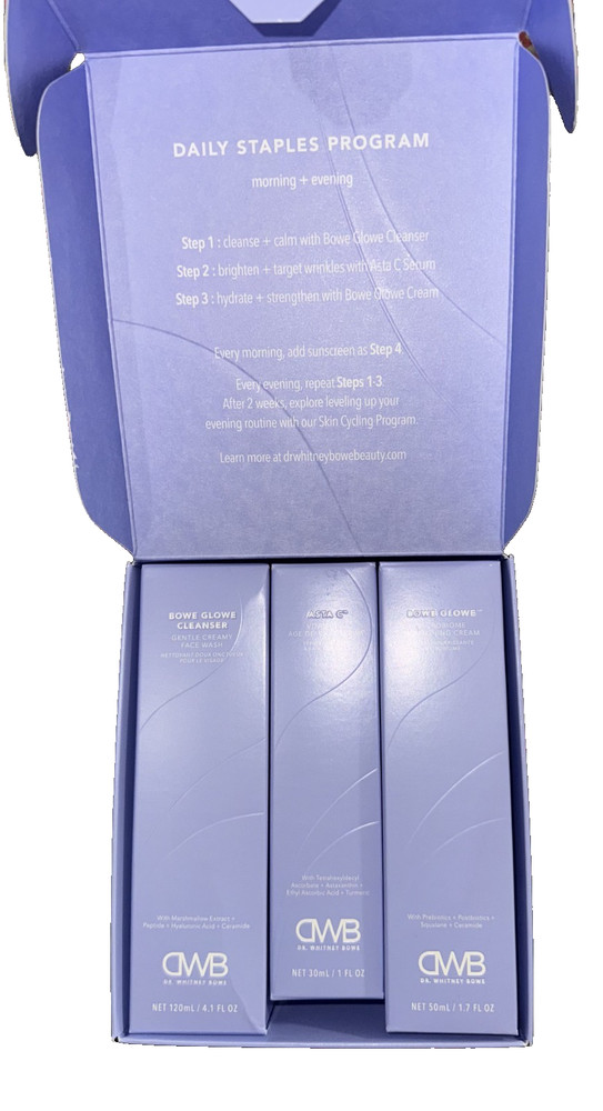 DWB Daily Staples Program | Purify, Brighten, Hydrate by Dr. Bowe SET