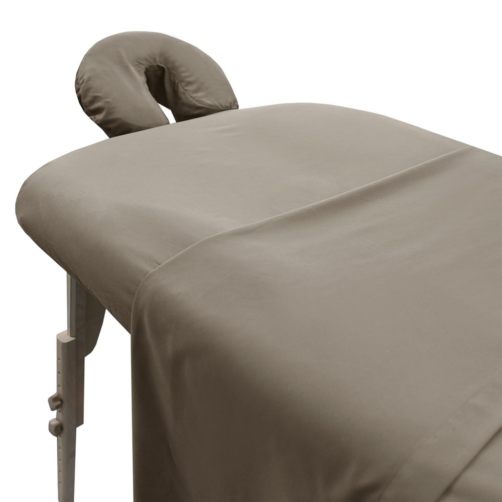 Soft Microfiber 3-Piece Massage Table Sheets - Super Lightweight, Stain and W...