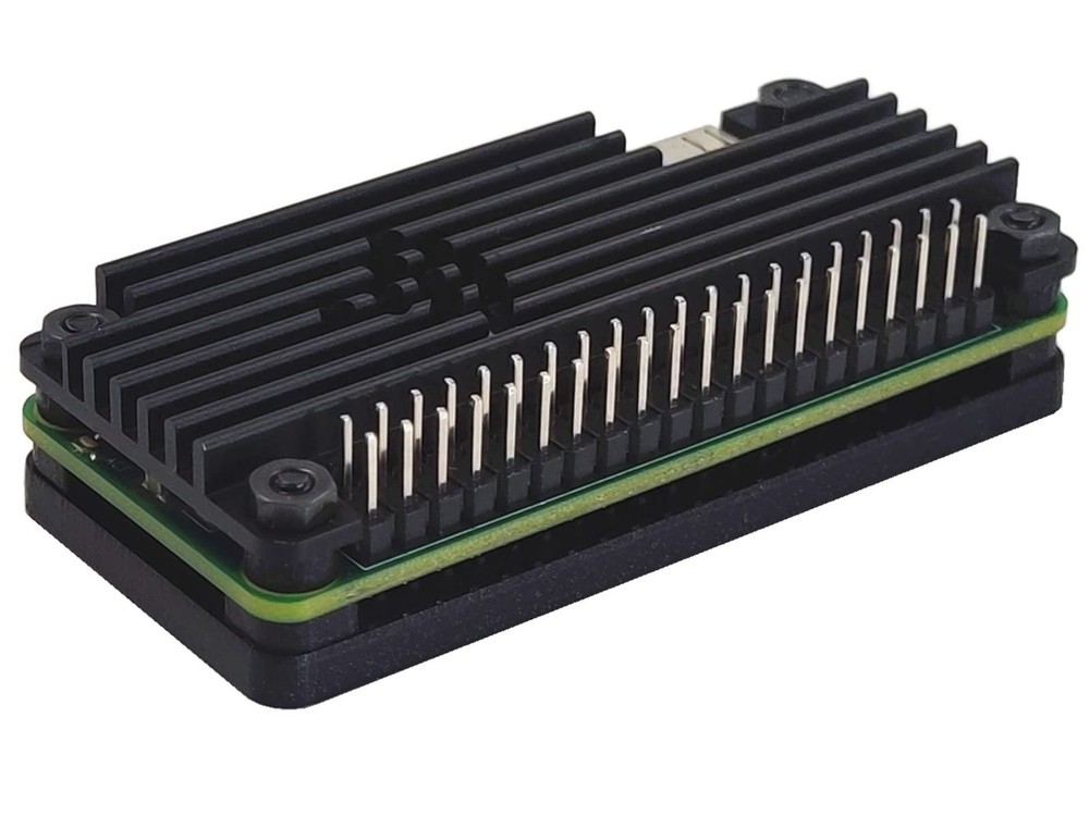Heatsink Case for Raspberry Pi Zero 2W Aluminum Passive Cooling Pin Header