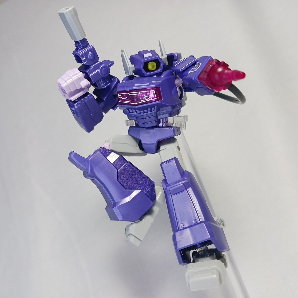 Blokees Transformers Galaxy Shining Version 4 Shockwave Model Kit Action Figure