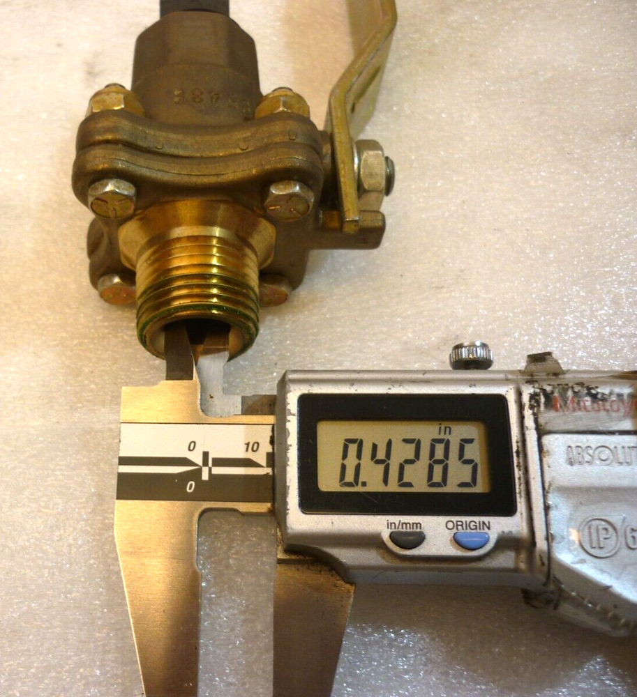 1/2" Ball Drain Valve, pn 585488