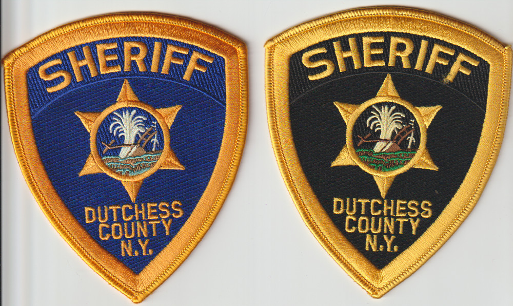 Dutchess County NY patch pair non shield shape patch