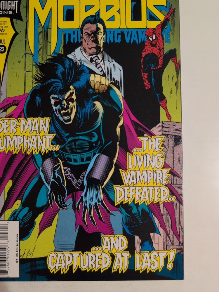 Morbius The Living Vampire #23 Marvel Comics 1994 Midnight Sons Horror