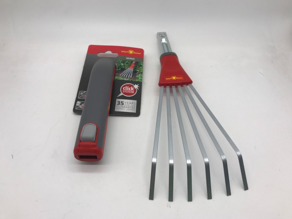 Wolf Garten Click System Heavy Duty Short Handle Rake ZM04