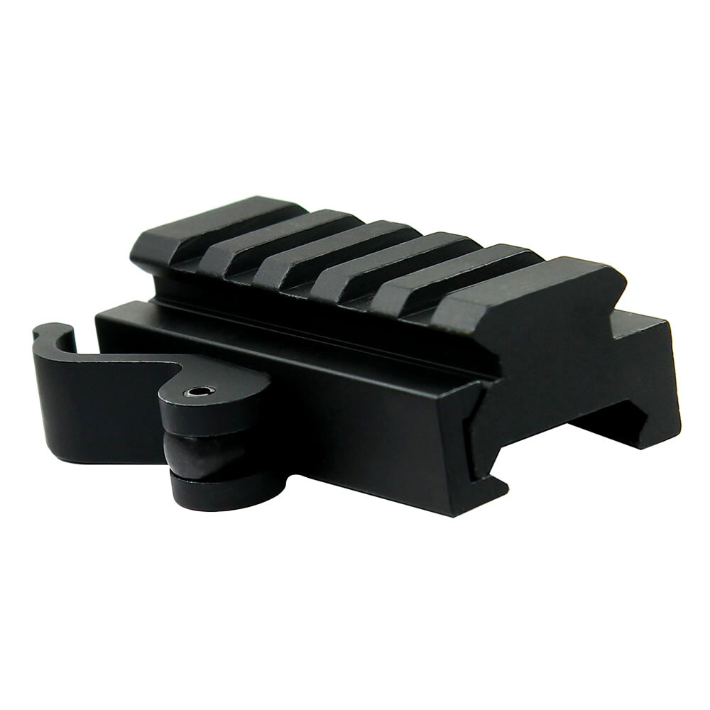 Quick Release .5" Low Profile Riser QR Block Mount for Picatinny / Weaver Rail