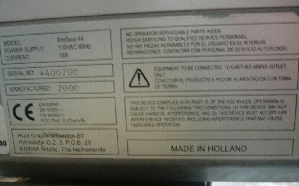 ProSeal 44 Laminator, 2000
