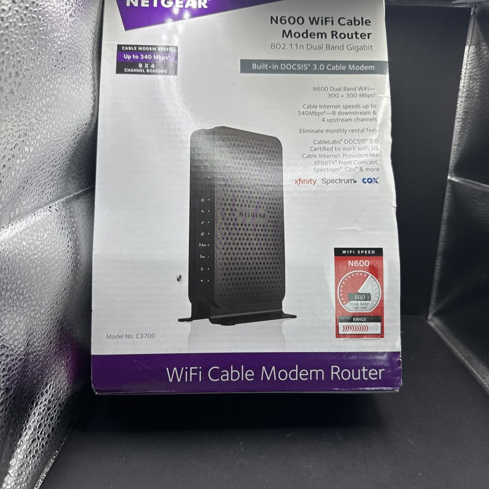 Netgear C3700 WiFi Cable Modem Router
