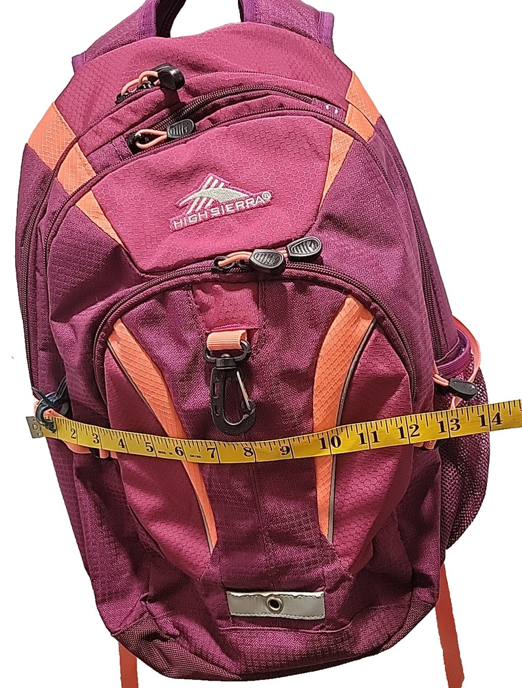 High Sierra Backpack with suspension strap system hot Pink