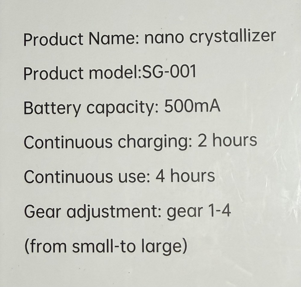 Nano crystallizer