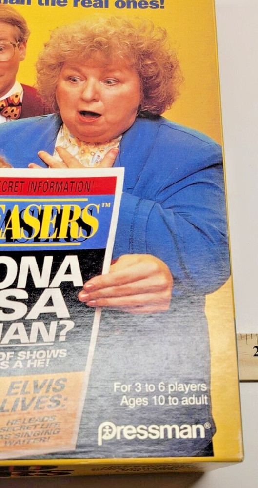 TABLOID TEASERS BOARD GAME #3655 1991