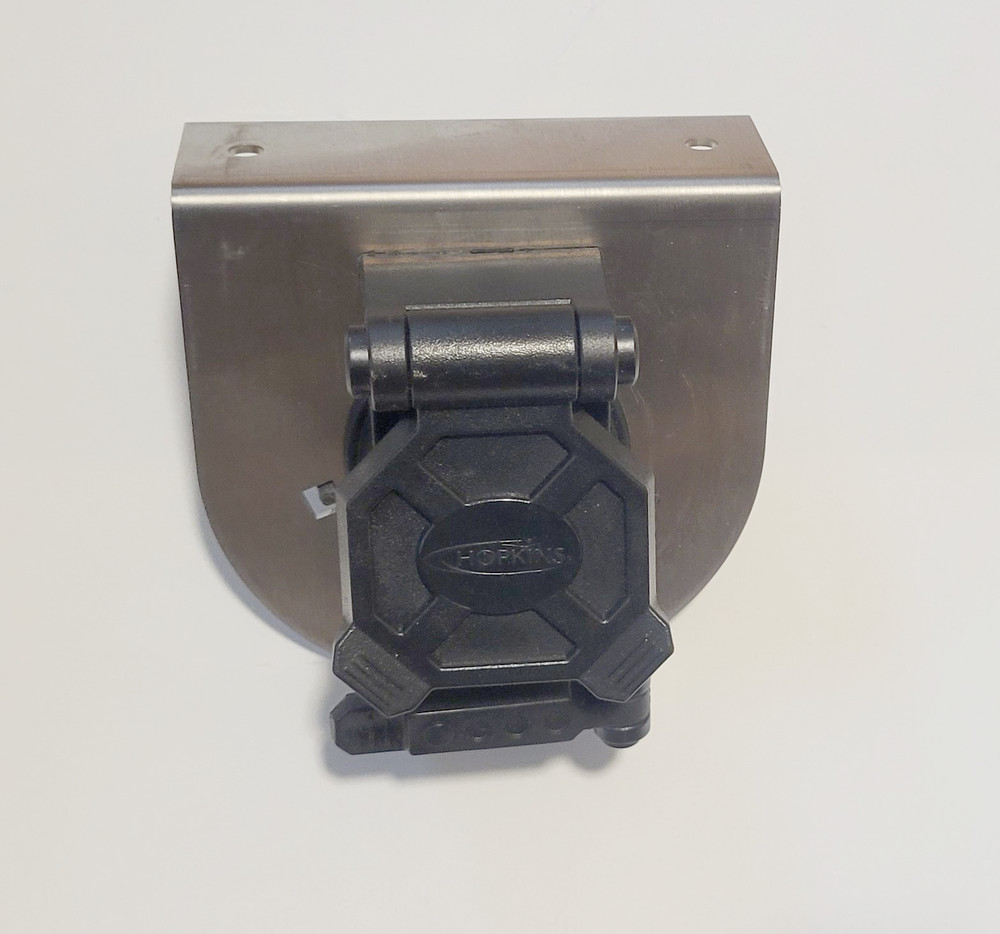 Trailer connector OEM type bracket - HD no-rust 304 Stainless - Made in USA