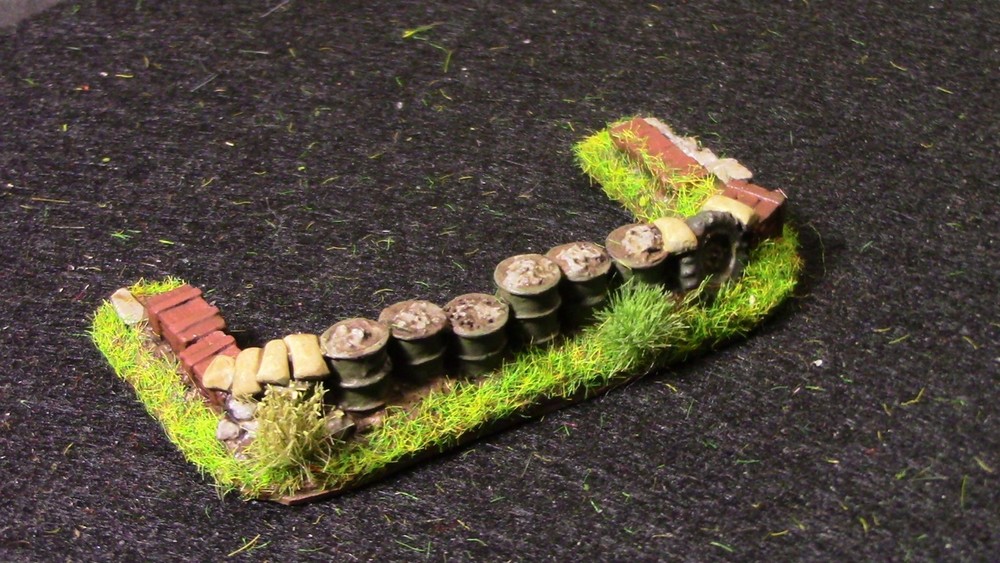🔥 15mm Pro-Painted Baueda WW2 Dug out emplacement Medium#6