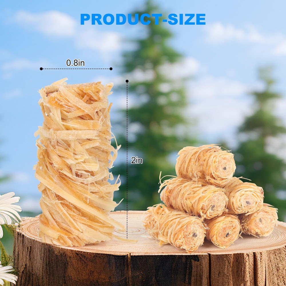 100 Counts Fire Starter, for Campfires, Fireplace, BBQ, Fire Pit, Pizza Oven,...