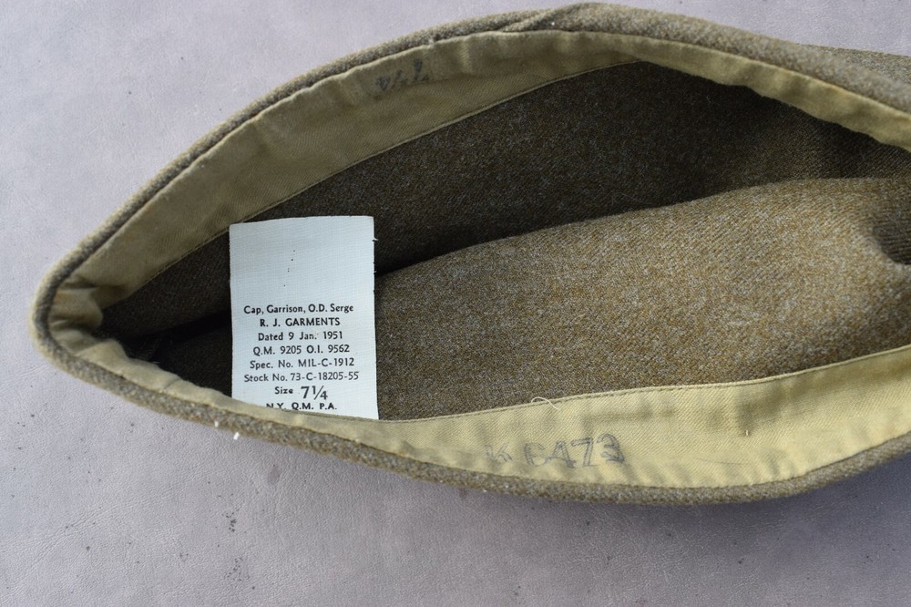 1951 O.D. Serge Men's Garrison Cap