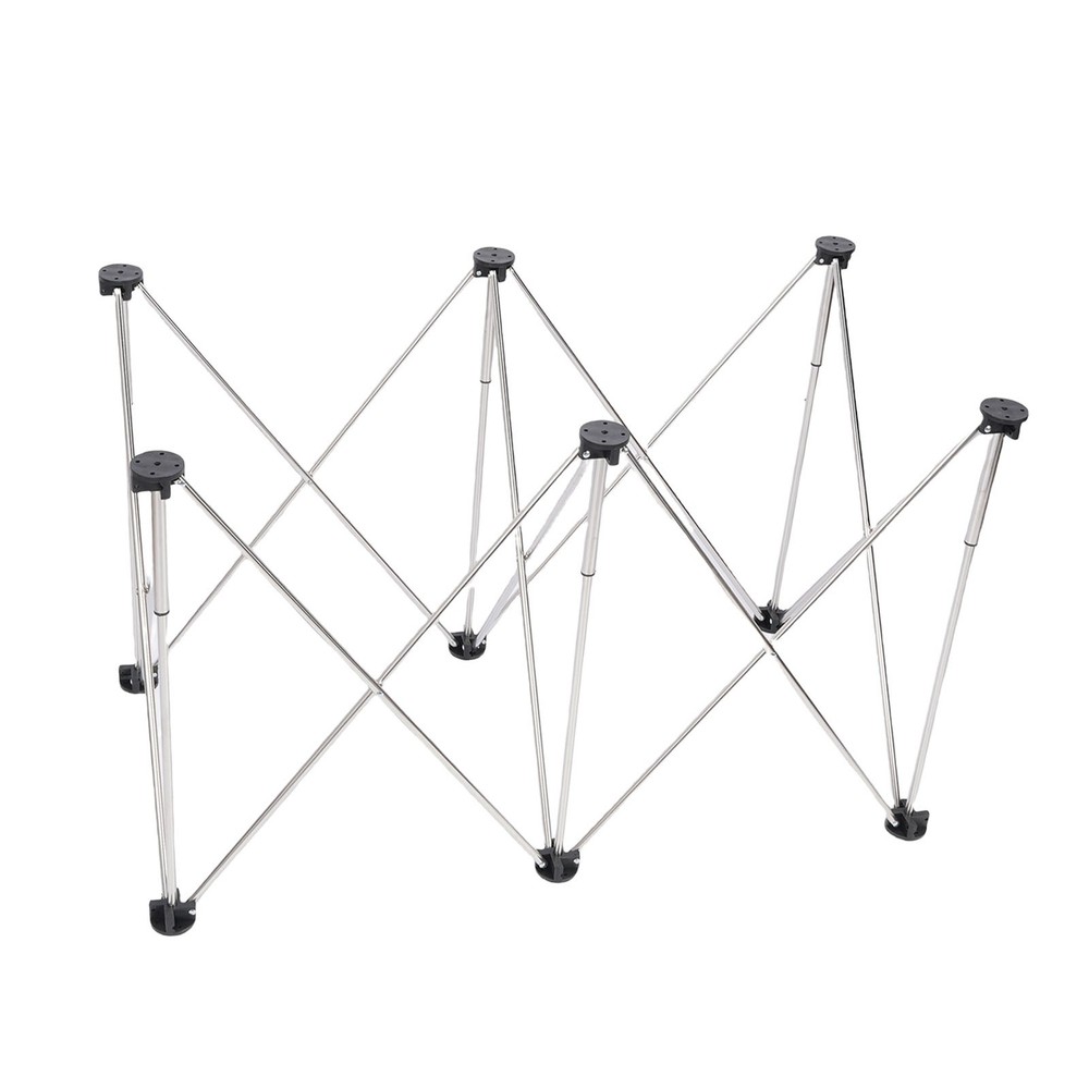 6 Legs Folding Workstand Portable Stable 600kg Capacity Telescopic Workbench