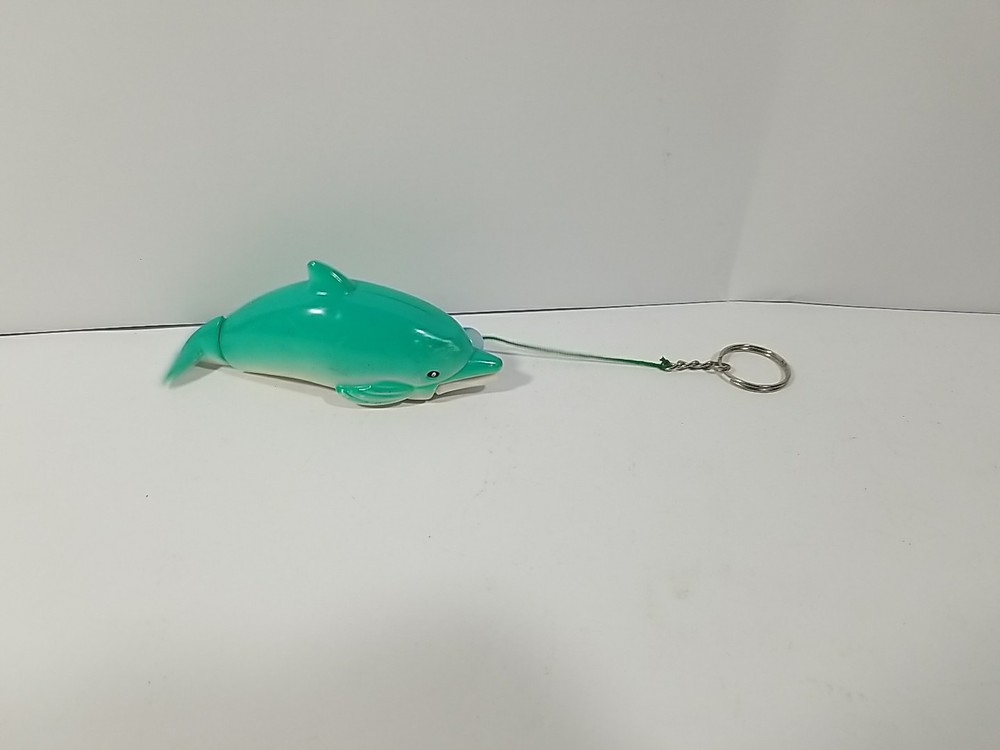 Vintage PULL-STRING Dolphin w/ Flapping Flipper Action Ball Playing - Works