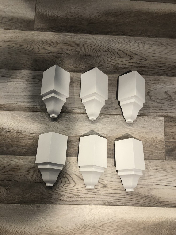 Crown Molding Corners Inside Blocks (modified) made For 3 5/8" Crown! 6 pack!