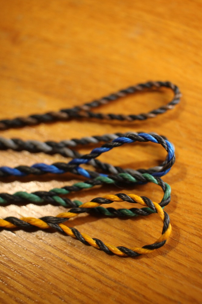 Flemish Twist Bow String - D97/"Fast Flight" - Black & Classic Colors