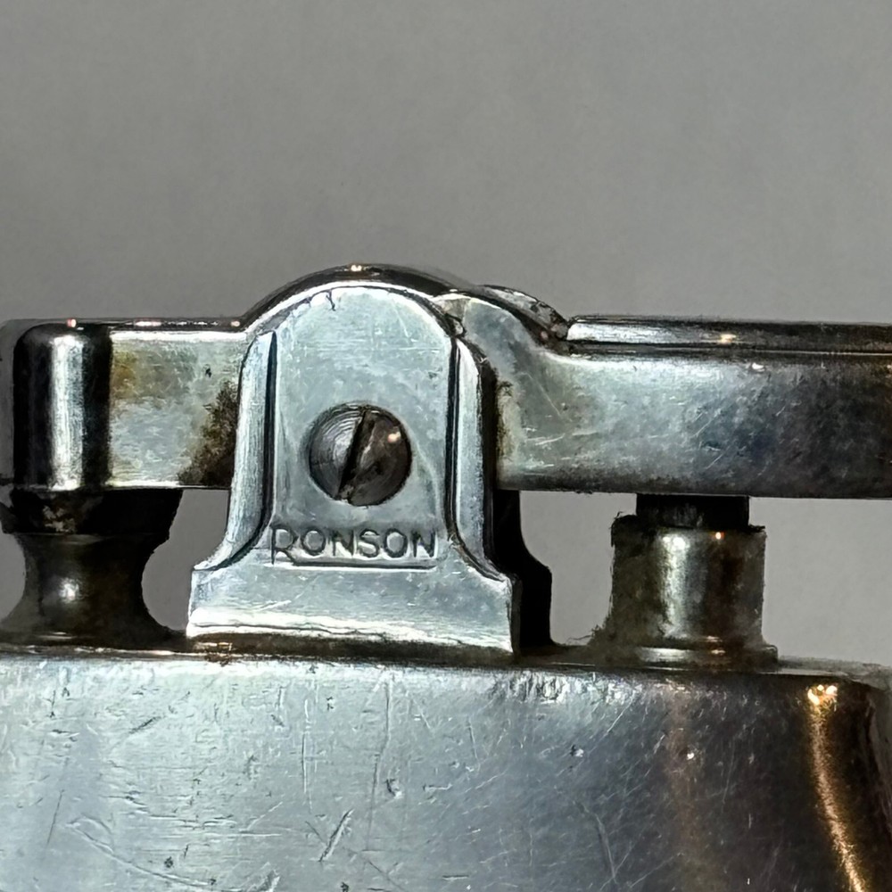 Vtg Ronson Mastercase Lighter Cigarette Case Combo