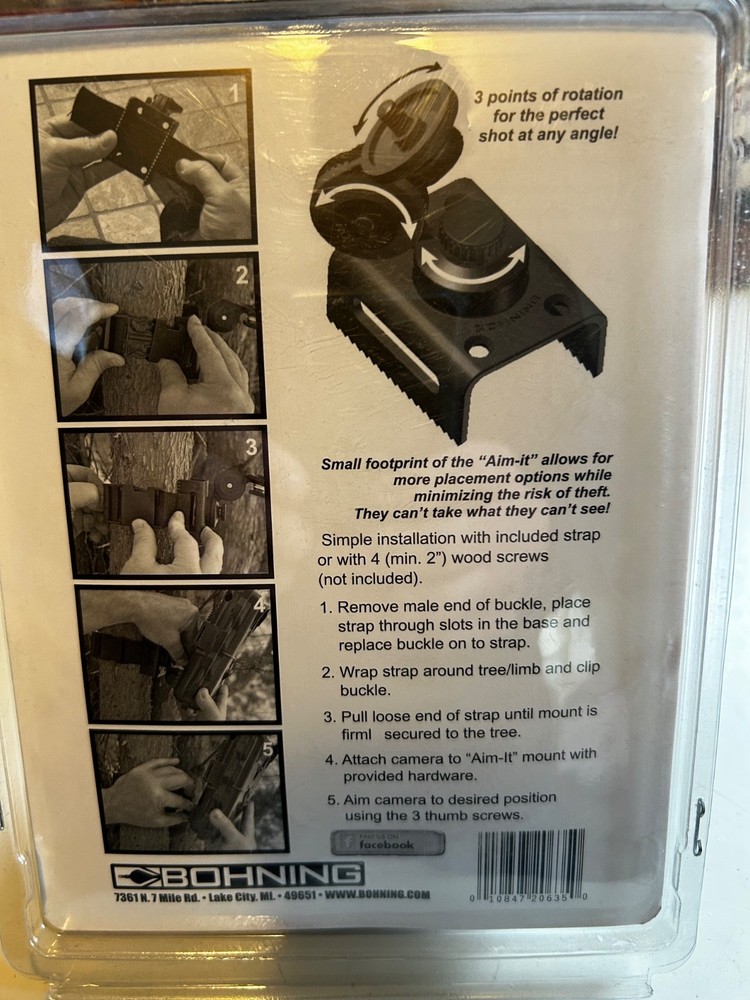 Bohning aim-it trail camera mount