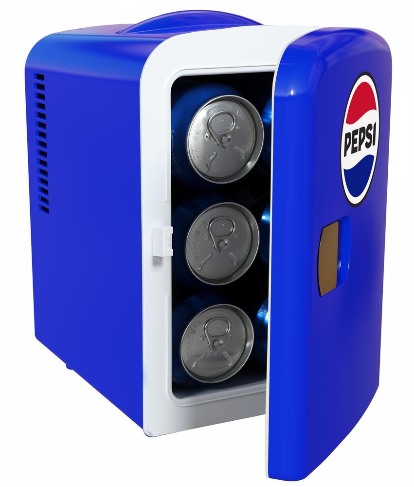 Pepsi 6can Mini Fridge Blue 4 Liters