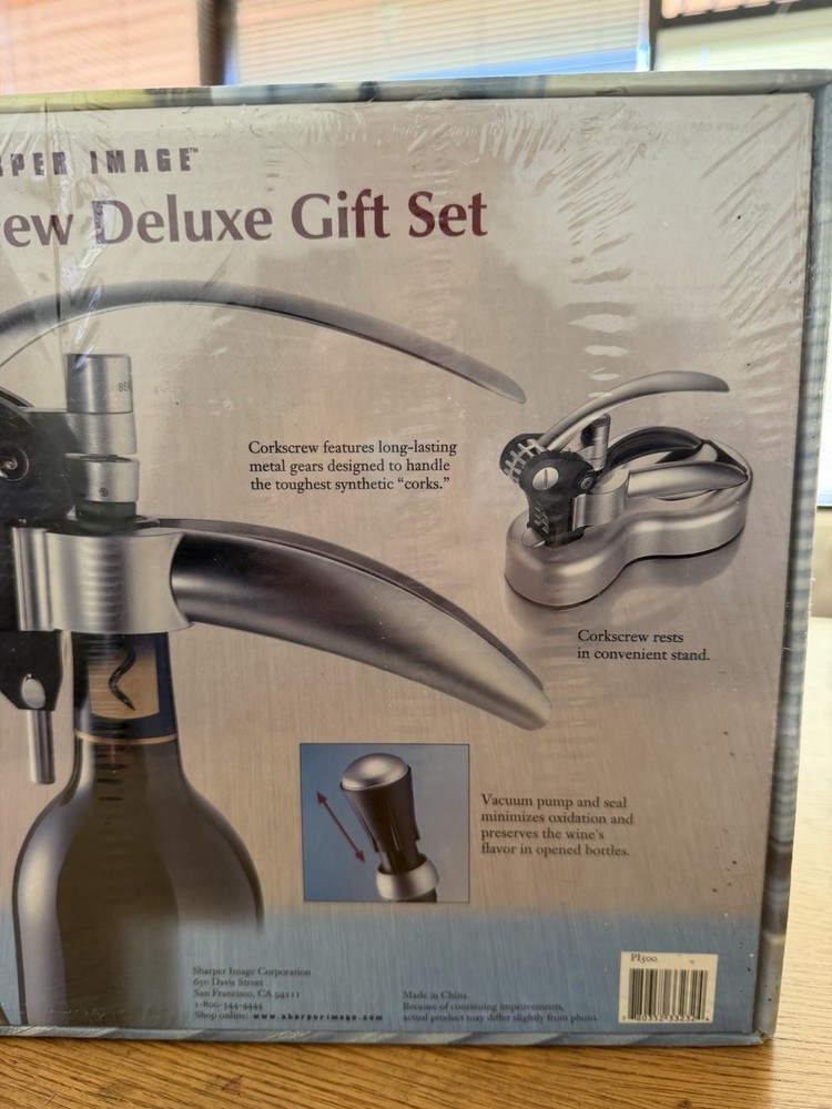Sharper Image - Metal Corkscrew Deluxe Gift Set
