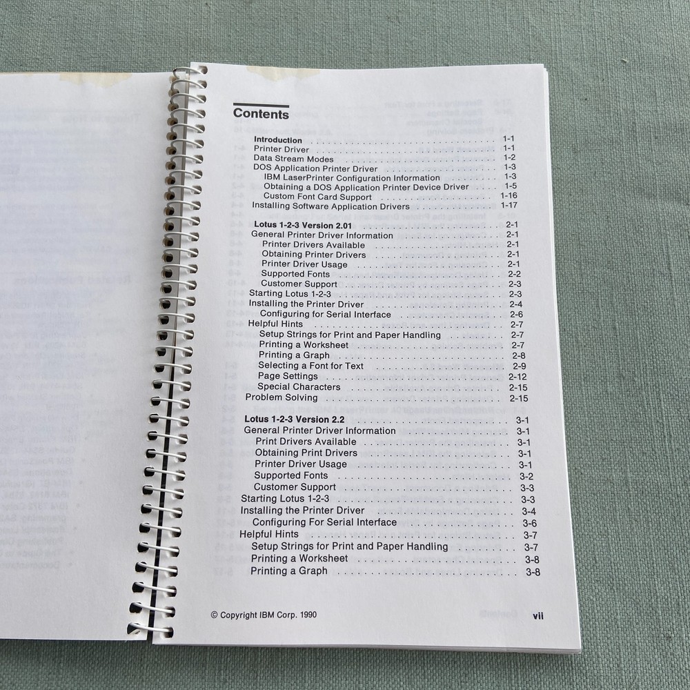 IBM Book Laser Printer Technical Reference 4226 4019 Users Guide Manual 1989 90