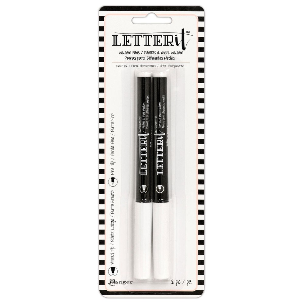 Letter It Medium Pens, Set 2 By Ranger lei59608 Fine Tip