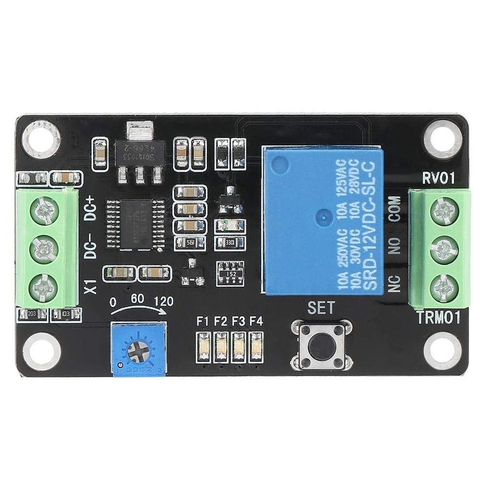 DC 5V/12V/24V Delay Timer Relay, Self-Locking On Off Time Switch Super...