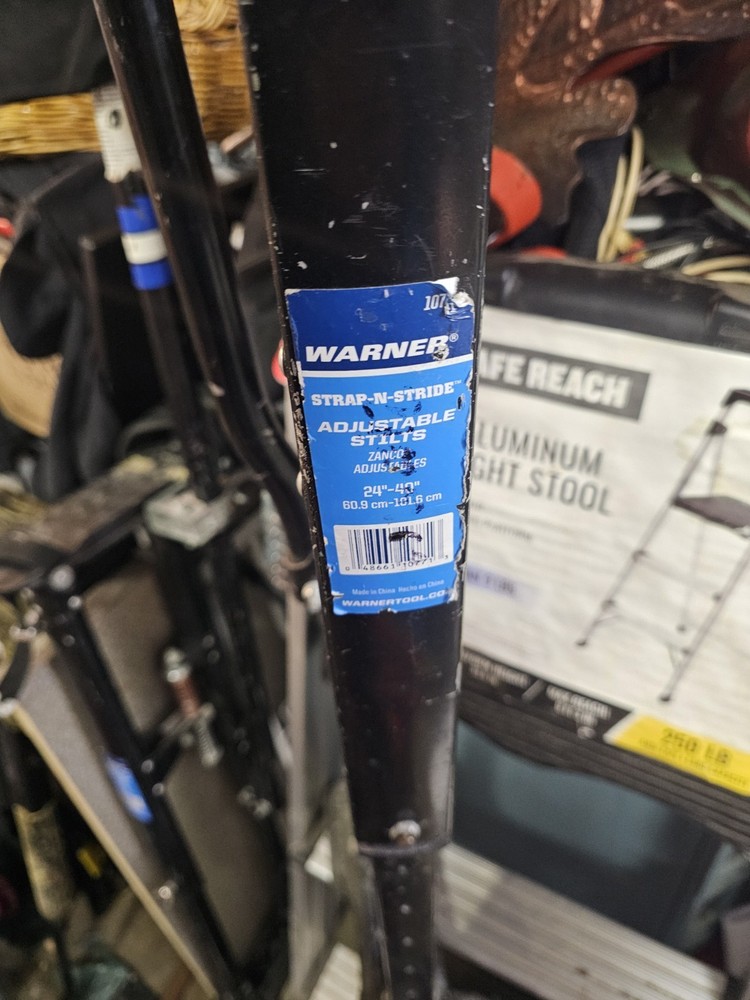 Drywall Stilts Aluminum 24"-40", Adjustable for Construction