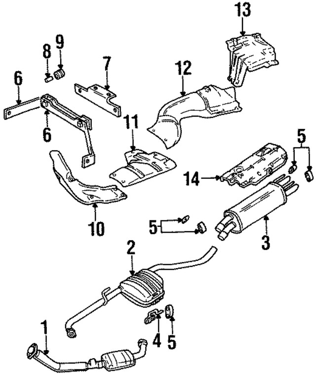 Genuine GM Support Bushing 90469217
