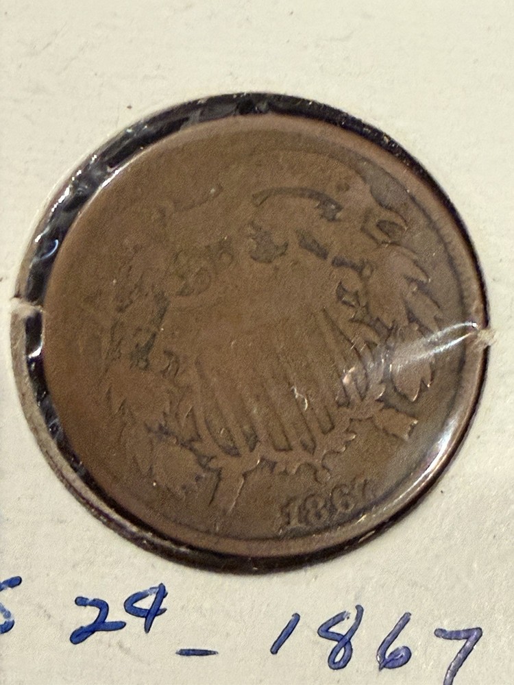 1867 Indian  Head Cent Penny