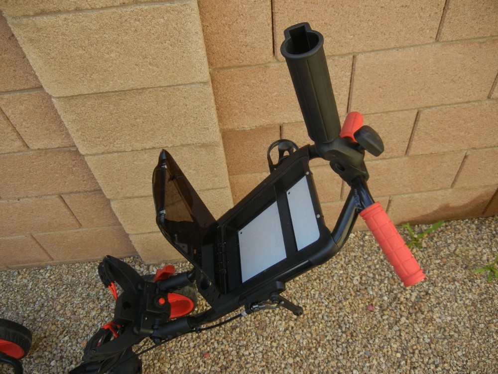 GOLFERPAL Easy Pal 4-Wheel Push / Pull Golf Bag Cart, Auto-Folding - PLEASE READ