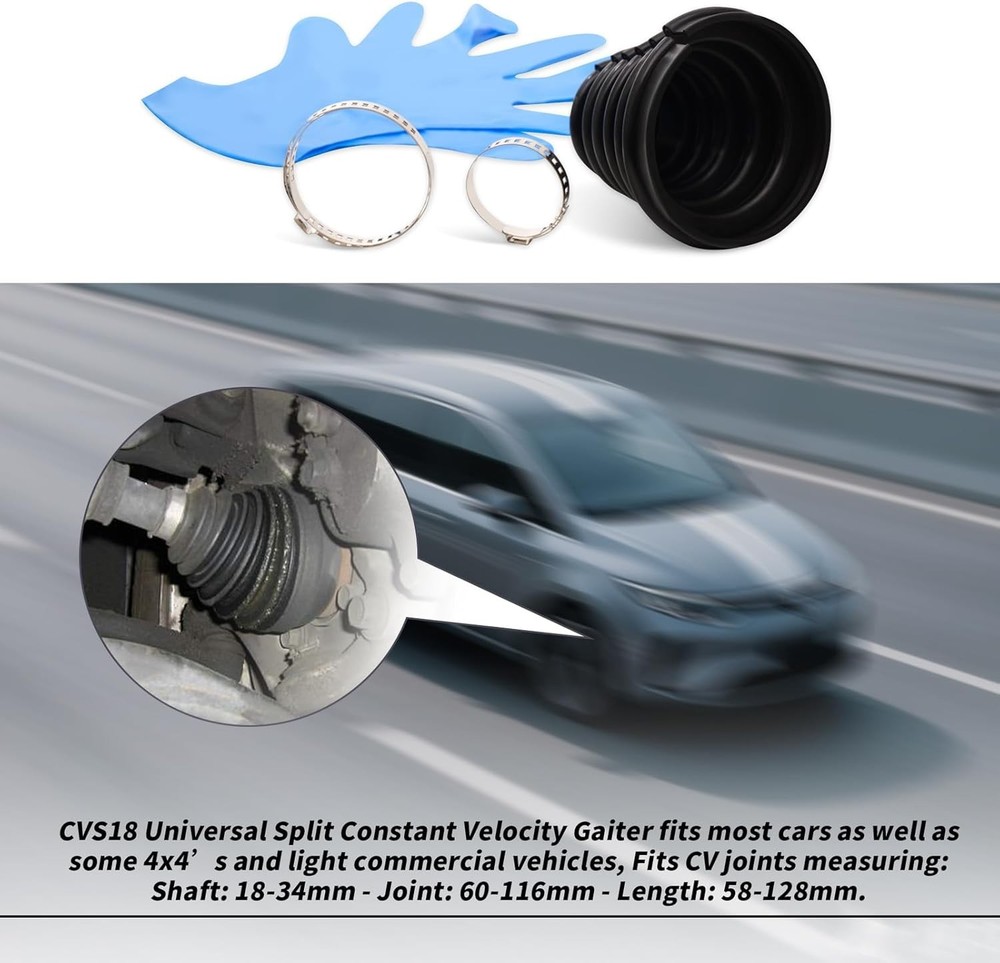 Universal CV Boot Kit Split Design