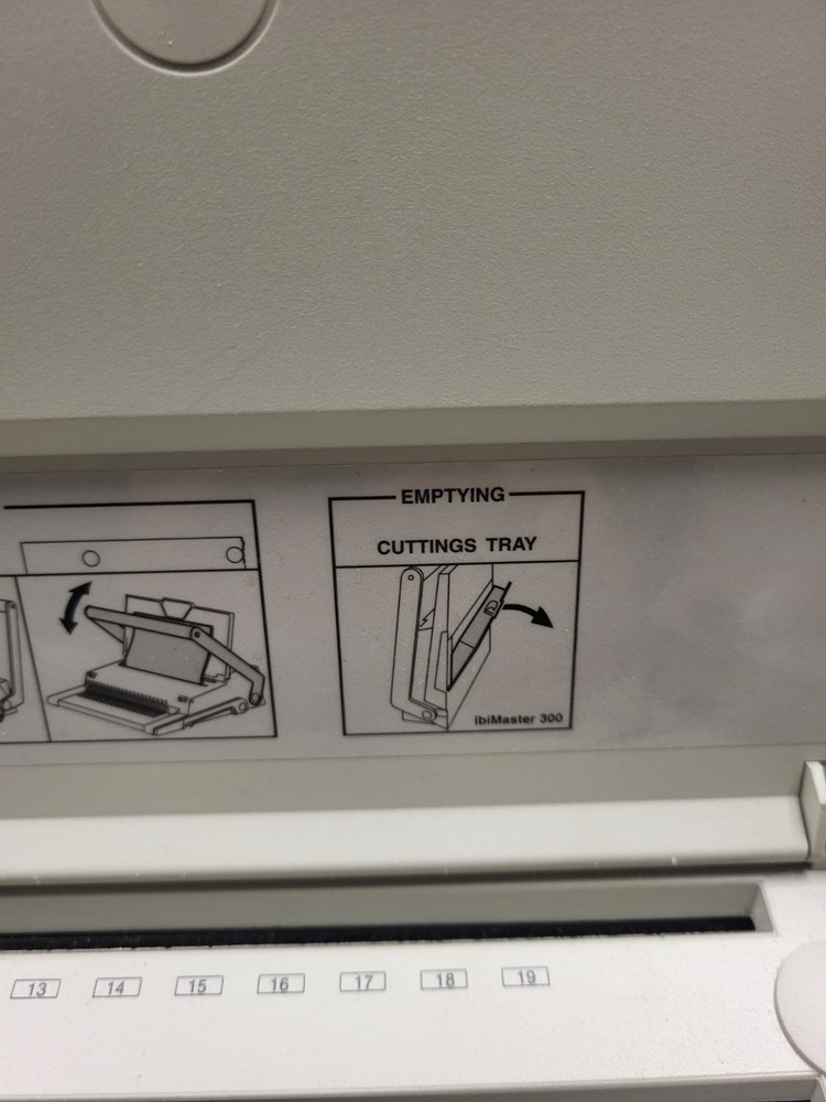 ibico ibimaster 300 binding machine