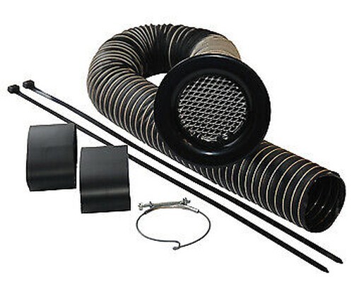 Cold Air Feed Kit 76mm Black