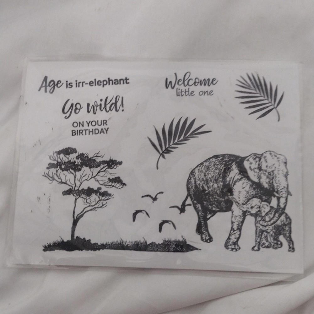 Bundle Of 6 Animal And Misc Clear Stamp Sets
