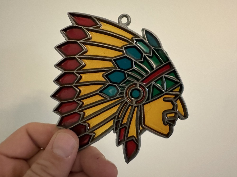 VTG Indian Chief Suncatcher