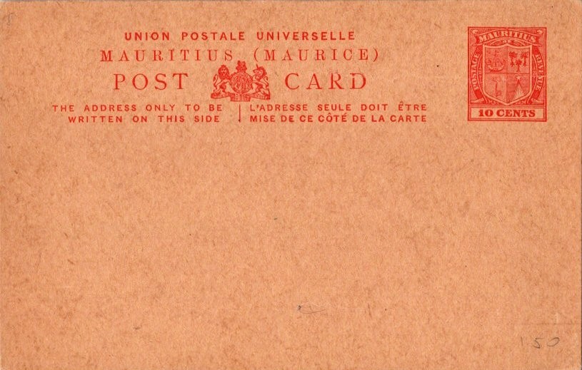 Mauritius Higgins & Gage 29 Unused.