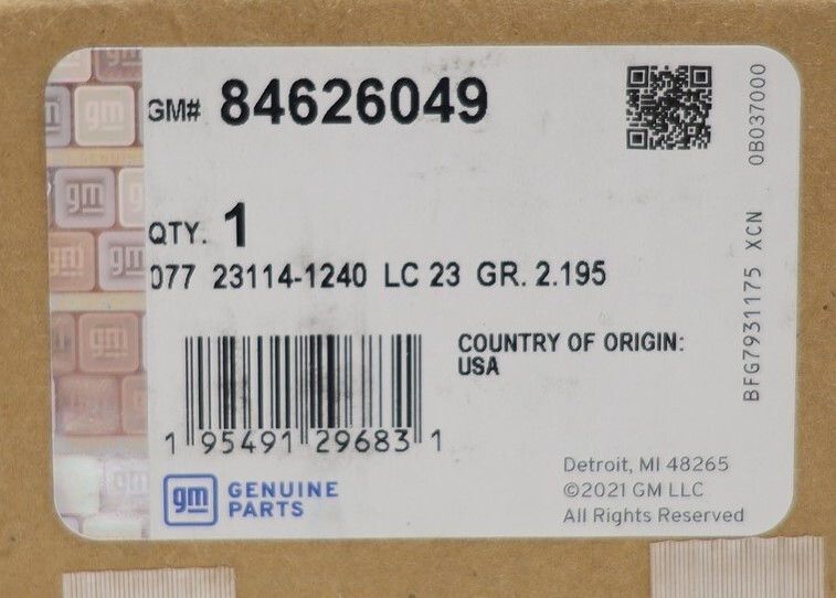 NEW OEM GM Object Sensor Module Kit 84626049 Chevrolet Impala 2014-2015