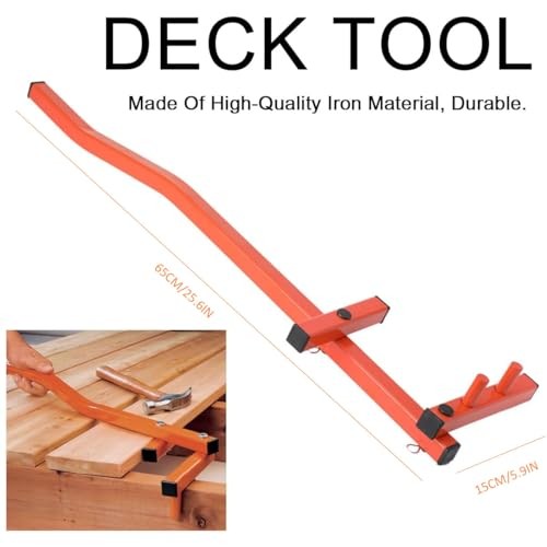 25 inch Heavy-Duty Deck Board Straightening Tool Deck Board Bender
