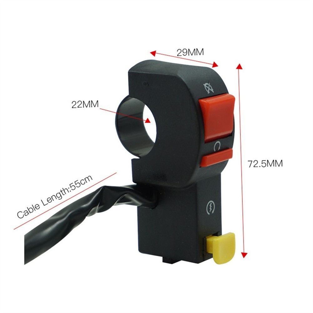 Motorcycle Start Switch Switch Electronics + Plastic For 50cc 70cc 90 110