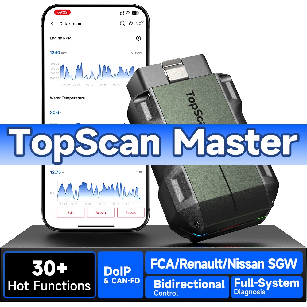 🔥2026 TOPDON TopScan Master Full-system scan Active Test Tool for iOS/Android