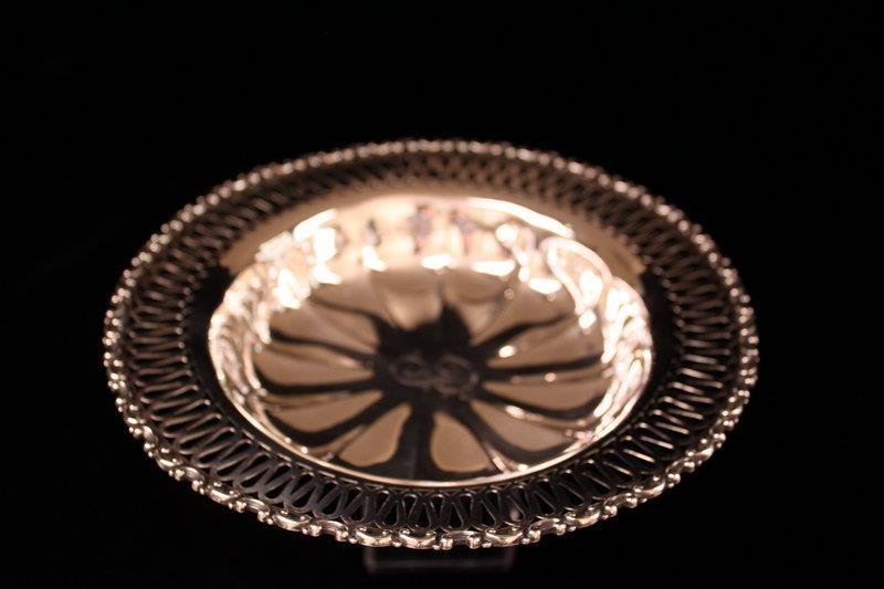 Wonderful Large Sterling Silver Bowl, Ear 20th C.
