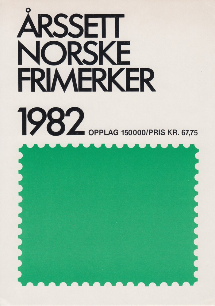 Norway, 1982 Year Set complete in Norway Post folder, fresh, VF