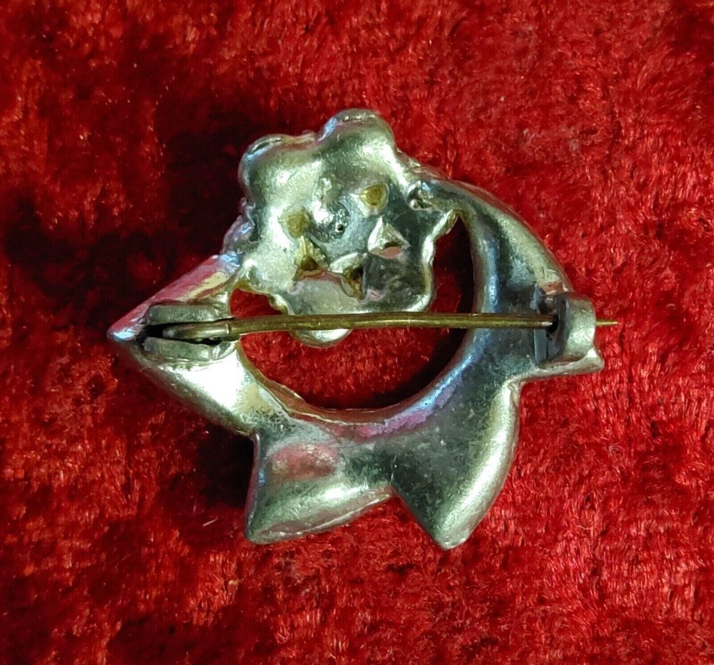 Patterned Costume Jewellery Brooch